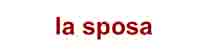 Webpage della Sposa
